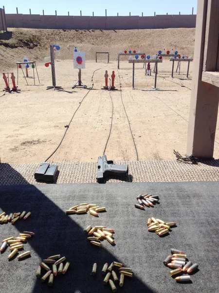 Firing range for shooting guns pistols firearms training outdoor ammo