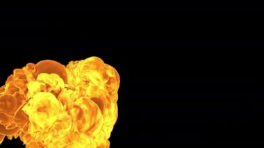 Yangın logosu ortaya çıktı. 4K 'da alfa kanalı oluşturuldu. Kullanımı kolay, sadece videonun üzerine şarjörü yerleştir. Görsel efektler ve hareket grafikleri için ideal.