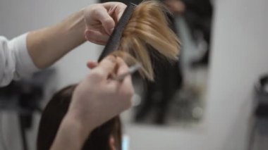 Erkek Kuaför açık kahverengi saç tarak ve ucunun fabrikaları