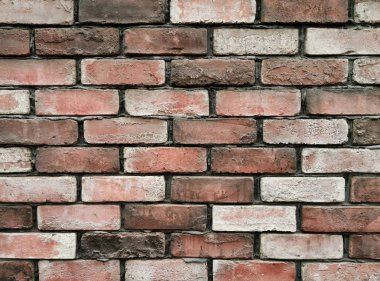 Tuğla duvar arka plan doku ve duvar kağıdı. Dış duvar dekorasyonu ve tasarımı.