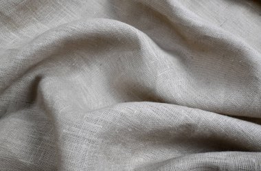 Bej tuval kumaş doku. Dokuma kumaş deseni, arka plan ve doku.