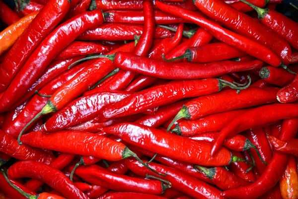 Kırmızı biber arka plan ve doku.