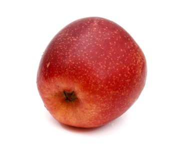 Beyaz arkaplanda izole edilmiş taze elmalar