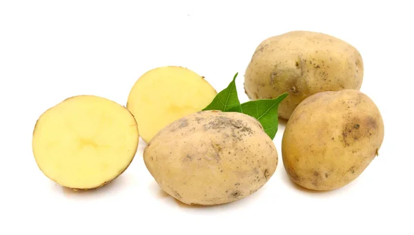 Batatas Isoladas Fundo — Fotografia de Stock