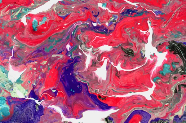 Pink Marble Background Paint Splashes Texture — Stock Photo, Image