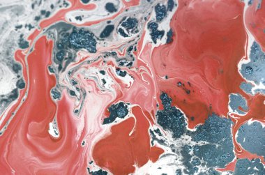 Mermer soyut akrilik zemin. Mermer çizim dokusu. Dalgalanma şablonu. Altın tozu.