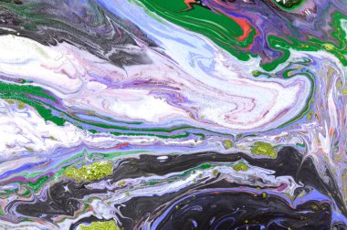 Mermer soyut akrilik zemin. Doğa yeşili mermer sanat eseri dokusu. Altın parıltı.