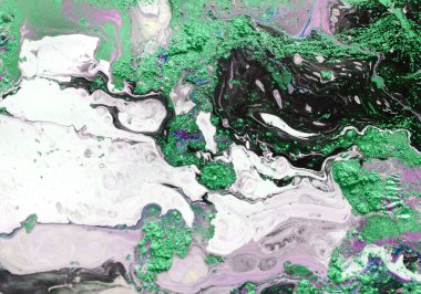 Sıvı altın mermer desen. Soluk mor arka plan