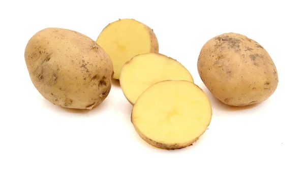Картопля Паличкою Ізольовано Білому Тлі — стокове фото