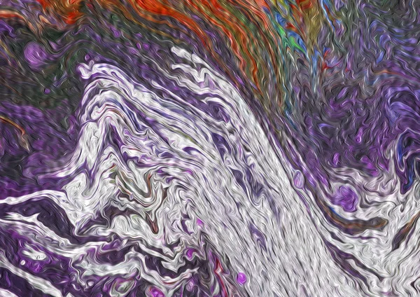 Акрил Краска Абстракция Крупный План Картины Красочный Абстрактный Фон Высокотекстурированная — стоковое фото