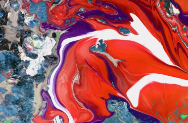 Soyut suluboya gökkuşağı renk arkaplanı