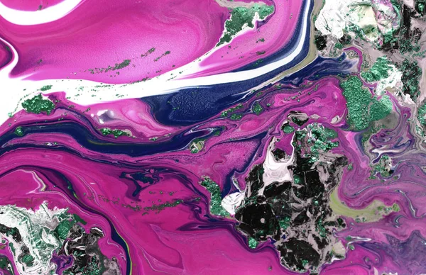 Abstrakte Farben Hintergründe Und Texturen Lebensmittelfarbe Milch — Stockfoto
