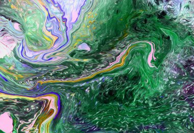 Arka plan, akrilik boya tuval, duvar kağıdı, doku üzerinde mavi soyut yaratıcı el boyalı. Modern sanat. Çağdaş sanat.