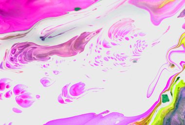 Mavi yaratıcı soyut boyalı arka plan, yakın çekim parça el, akrilik boya tuval, duvar kağıdı, doku fırça. Modern sanat. Çağdaş sanat.