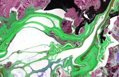 Akan ve süt doku karıştırma mürekkep boyama. arka plan IMAG