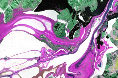 Akan ve süt doku karıştırma mürekkep boyama. arka plan IMAG