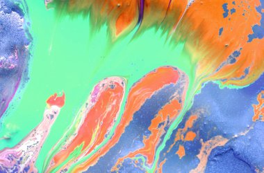 Yeşil mermer arka plan boya ile doku sıçramalarına