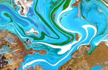 Mermer soyut arka plan. Sıvı mermer deseni. Renkli mermer arka plan. Altın parıltı dokusu.