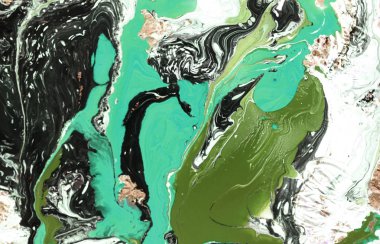 Mermer akrilik arka plan. Mavi Ebru sanat doku. Altın glitter