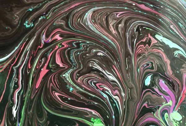 Абстрактний Творчий Ручний Пофарбований Фон Пензлем — стокове фото