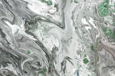 Mermer soyut akrilik zemin. Doğa yeşili mermer sanat eseri dokusu. Altın parıltı.