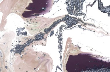 Mermer soyut akrilik zemin. Mermer çizim dokusu. Dalgalanma şablonu. Altın tozu.