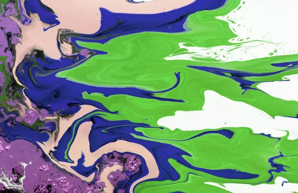 Голубая Золотая Жидкая Текстура Акварельная Мраморная Иллюстрация Абстрактный Фон Аквапечать — стоковое фото