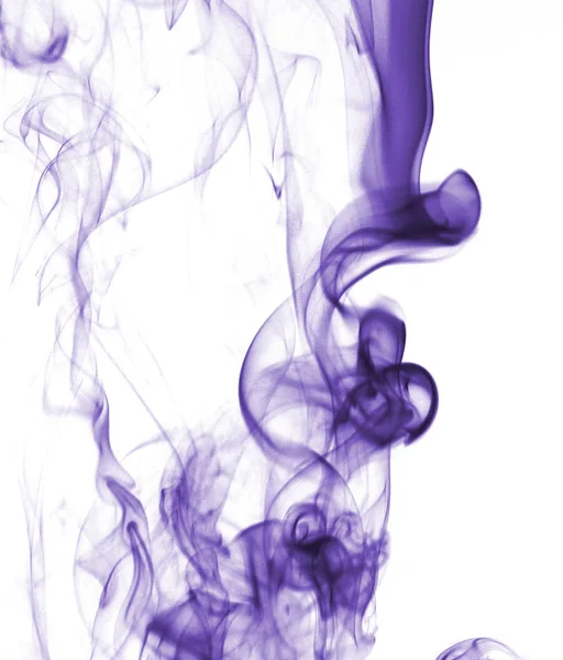 Abstraktní Modrý Kouř Samostatný — Stock fotografie