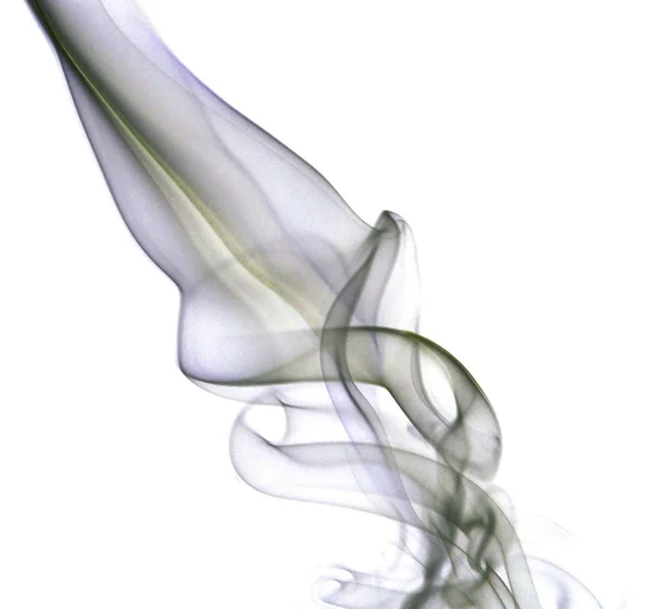 白魔法抽象烟浪 — 图库照片