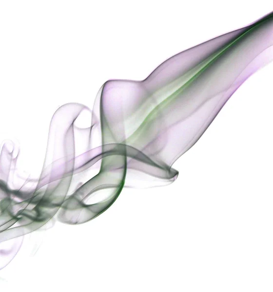 Fume Preto Invertido Sobre Branco — Fotografia de Stock