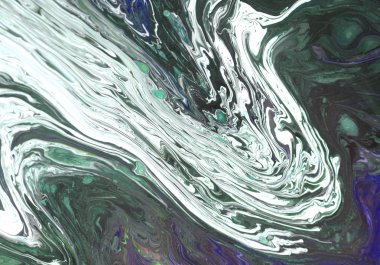 Yaratıcı soyut el boyalı arka plan deniz, duvar kağıdı, doku, tuval üzerine akrilik resim yakın çekim parçası. Modern sanat. Çağdaş sanat. Sanat sıvı.