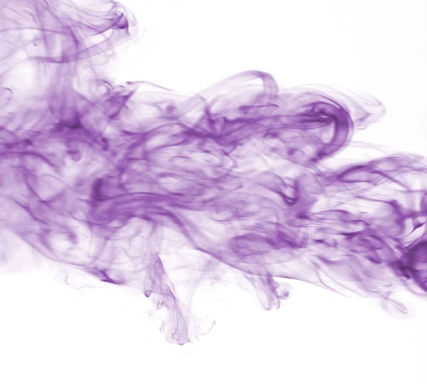 Abstrakt Röken Virvlar Över Vit Bakgrund — Stockfoto