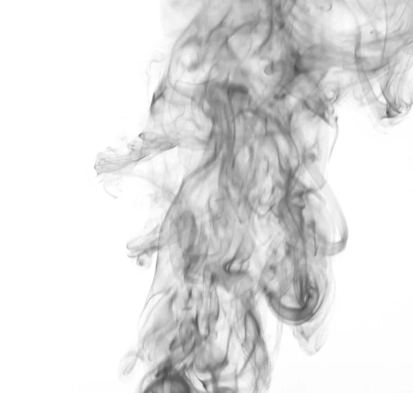 Color Smoke White Background — Stock Photo, Image