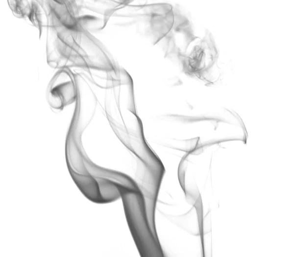 Color Smoke White Background — Stock Photo, Image