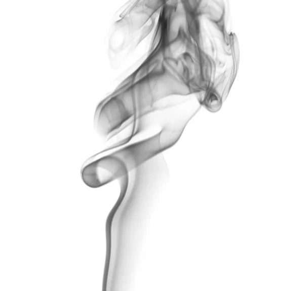Colorful Smoke White Background — Stock Photo, Image