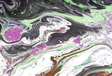 Sıvı altın mermer desen. Soluk mor arka plan