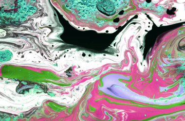 Boyalı renkli mermer arkaplan desen sıçratıyor