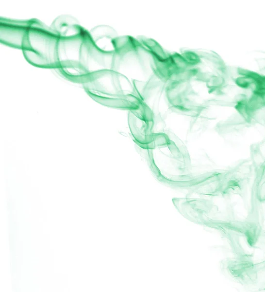 Abstrato Fumaça Azul Sobre Fundo Branco — Fotografia de Stock