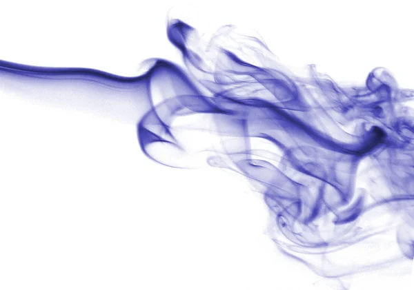 Abstrato Fumaça Colorida Fundo Branco — Fotografia de Stock