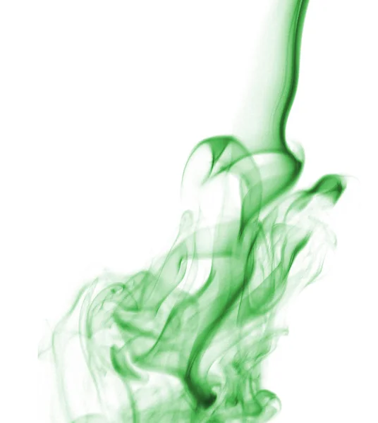 Χρωματιστά Καπνού Λευκό Φόντο — Φωτογραφία Αρχείου