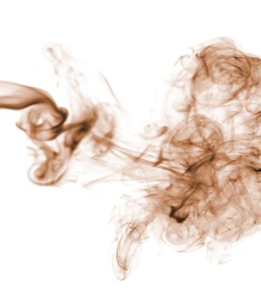 Χρώμα Του Καπνού Στο Λευκό Βάθος — Φωτογραφία Αρχείου