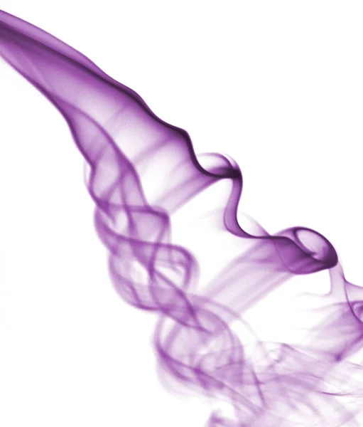 Color Smoke White Background — Stock Photo, Image