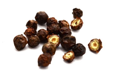 Beyaz Askılı görünümü üzerinde siyah peppercords