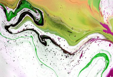 Mermer akrilik arka plan. Mavi Ebru sanat doku.