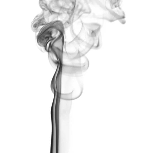 Ett Moln Cigarettrök Som Vit Bakgrund — Stockfoto
