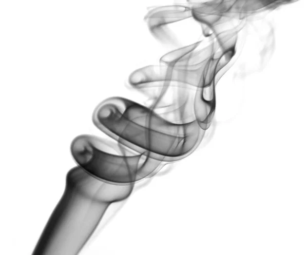 Λευκό Καπνό Συλλογή Λευκό Φόντο — Φωτογραφία Αρχείου