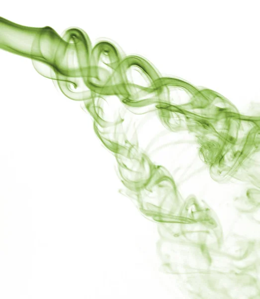 Fumo Abstrato Roxo Isolado Fundo Branco — Fotografia de Stock