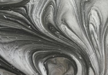 -Mavi ve altın sıvı doku. Elle çizilmiş Ebru arka plan. Mürekkep mermer soyut desen