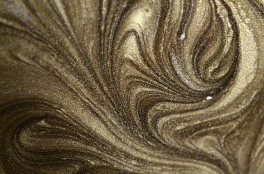 Mermer akrilik arka plan. Ebru sanat doku doğa mavi. Altın glitter.