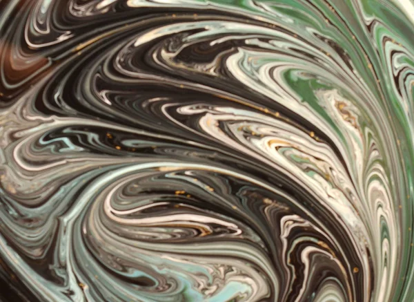 Mramorové Abstraktní Akrylové Pozadí Příroda Modrá Mramorování Textury Uměleckého Díla — Stock fotografie